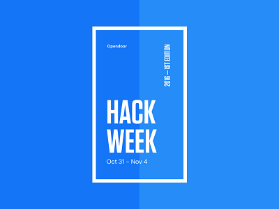 Hack week hack logo shirt