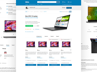 Dell product page dell refresh ui