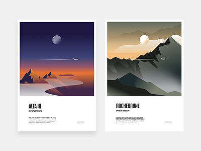Space poster Vol2 ideas lanscape minimal personal planet space star