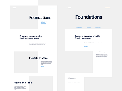 Layouts exploration brand design layout opendoor product simple typography ui