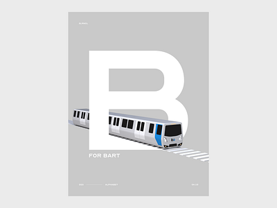 Bart 3d bart bay area commute illustration render transit volume
