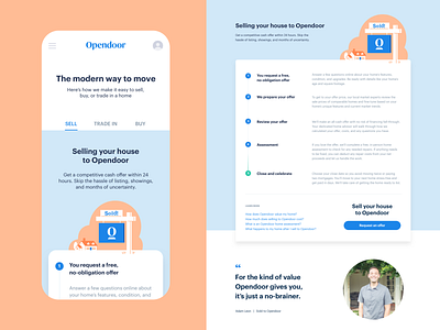 How it works responsive page branding design home house layout opendoor responsive ui web