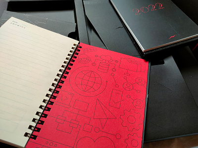 Corporate Notebook Page Design branding corporate design graphic design typography vector