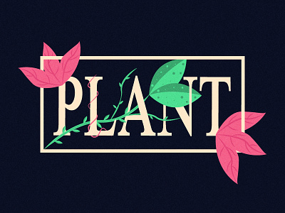 Plant art color design illustration plant texture
