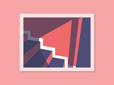 Fun Stairs art color design illustration shadow stairs