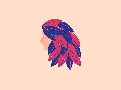 " HairPlant " art color design hair illustration plant texture