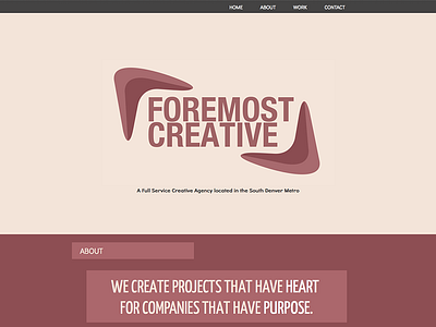 Foremost Creative website web design