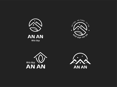 An An Logo Concepts! branding design logo logo concept logo design logotype typography