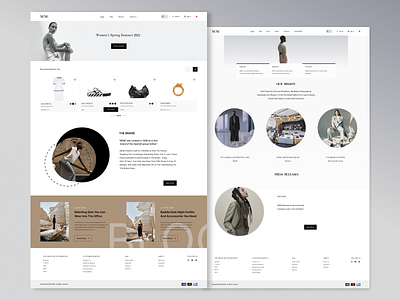 E-Commerce Website Design design minimal ui ux web website