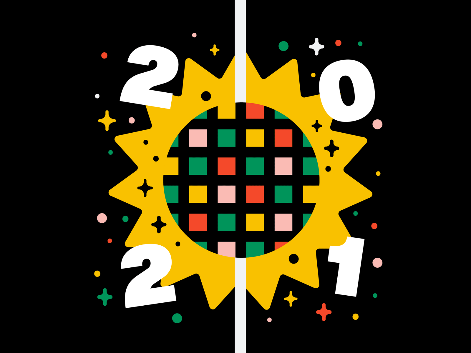 2021 2021 animation ball drop disco fun gif illustration new years vector