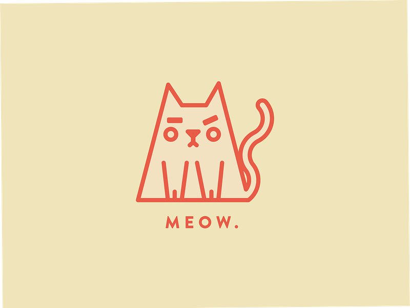 Meow. by Em the Creative on Dribbble