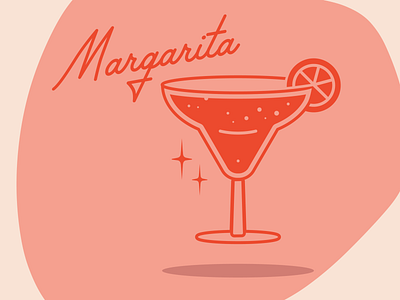 Margarita - Drink 5/5 bar bar logo brand branding cute design drink drink logo drinking fun icon illustraiton lime logo margarita mono line pink red restaraunt retro