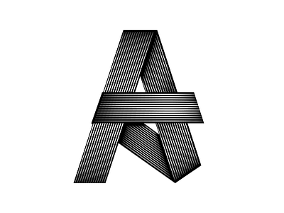 Letter A 36days a 36daysoftype blackandwhite letter minimal type typography vector