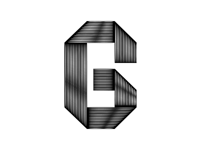 Letter G 36days g 36daysoftype blackandwhite letter lettering minimal type typography vector