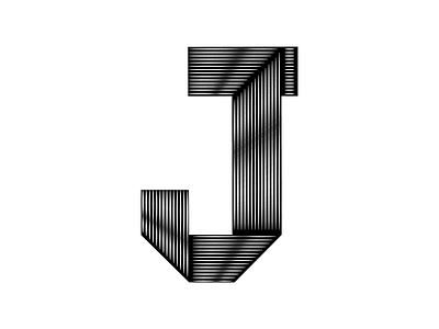 Letter J 36days j 36daysoftype blackandwhite letter lettering minimal type typography vector