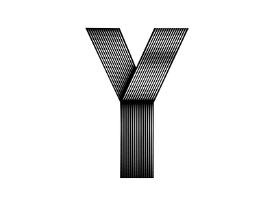 Letter Y 36days y 36daysoftype blackandwhite letter lettering minimal type typography vector