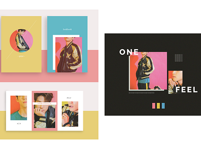 Lookbook: One feel, KWP day6 design graphic design lookbook magazine