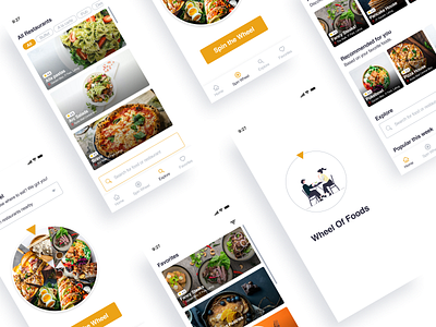 Mobile App - Wheel of Foods