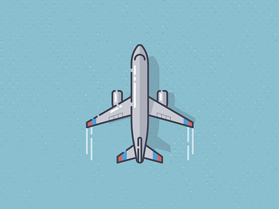 Plane design graphic icon plane