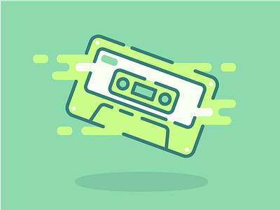 goo cassette goo green mixtape slime