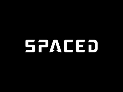 #SPACEDchallege logo progress bw challenge futuristic logo space spaced