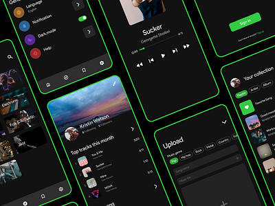 Music streaming app