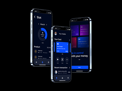 Wallet app 2.0 app design ui ux