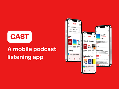 (CAST) Mobile podcast listening app