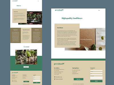 Greenland Web Design branding design web website design.