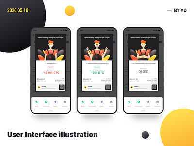 User Interface illustration app design illustration ui