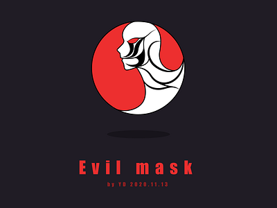 Evil mask icon