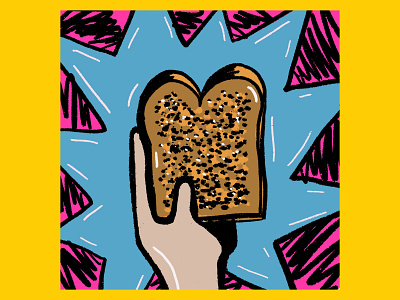 The Anticipation of Toast anticipation catch comic graphic illustration series toast toaster