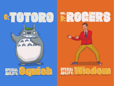 Choose Your Fighter: Hug Edition choose your fighter hugs mr. rogers totoro