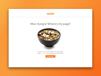 Error Pages for Caviar 404 pages caviar error error pages