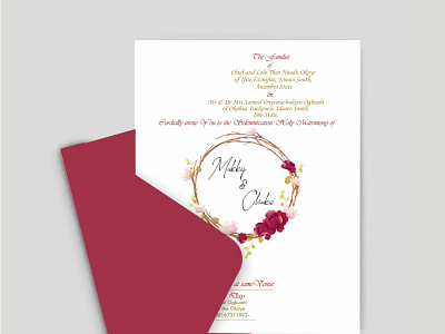 Wedding Invitation design graphic design vector