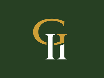 G+H custom high end letter g letter h logo luxury mark monogram serif sophisticated