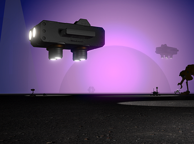 Twilight on the Colony 3d design digital art illustration visual design