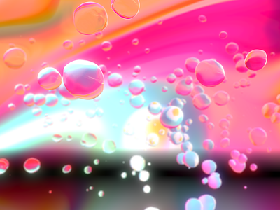 3D Abstract Comp - Bubbles 3d abstract design digital art illustration visual design
