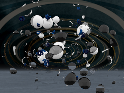 Explosive Particles 3d abstract design digital art illustration visual design