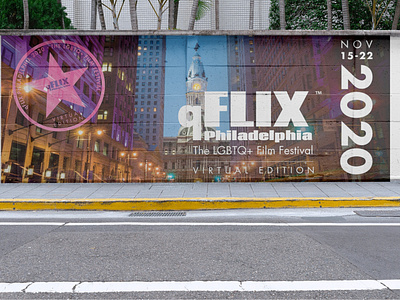 qFLIX 2020 Mural Mockup