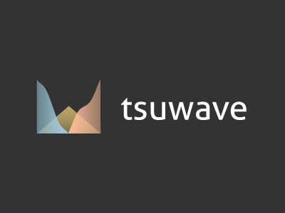 tsuwave logo branding logo