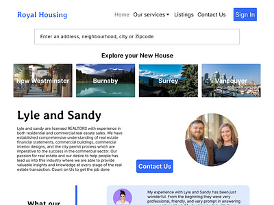 Landing Page (Real estate)