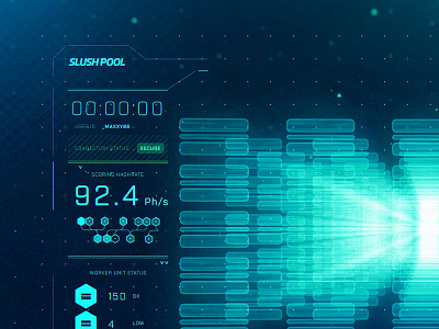 Slush Pool | Worker management video UI