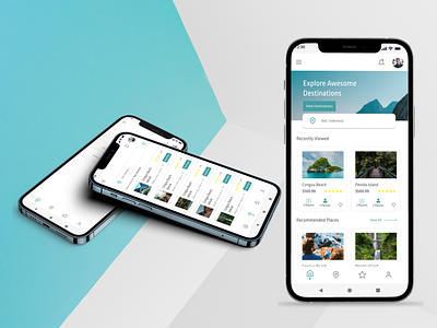 Travel Booking Mobile App UI Design