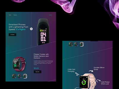 Smart Watches Store UI Design