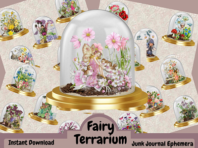 Fairy Terrarium for Junk Journals