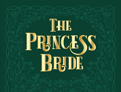 The Princess Bride Book Cover Illustration book cover book design design graphic design illustration typography