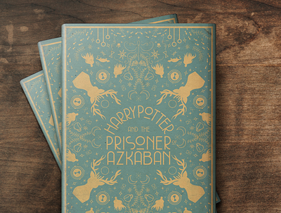 Harry Potter and the Prisoner of Azkaban Book Cover Design book cover book design graphic design illustration typography