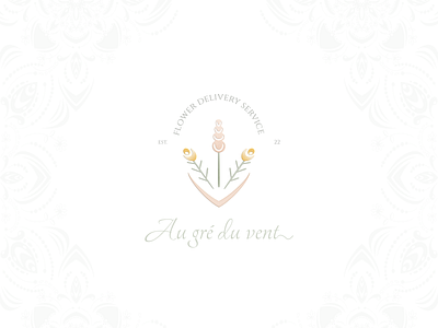 Logo for Flower Delivery service floral logo
