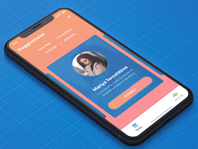Suggestions | Car Pool App car pool cards connect friends iphonex recommendations scrol suggestions ui ux